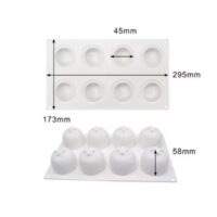 8 Cavity Orange Mouse Silicone Mold