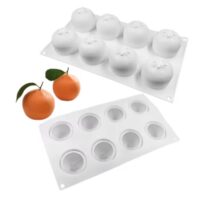 8 Cavity Orange Mouse Silicone Mold