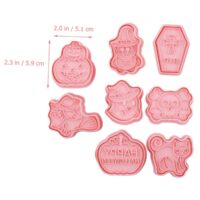 8 Pcs Halloween Theme Cookie Fondant Cutter