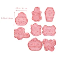 8 Pcs Halloween Theme Cookie Fondant Cutter