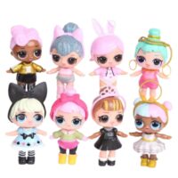 8 Pcs Set Lol Dolls Cake Topper