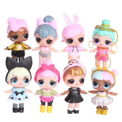 8 Pcs Set Lol Dolls Cake Topper