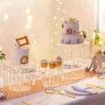 Acrylic Crystal Cake Stand 20cm
