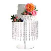 Acrylic Crystal Cake Stand 20cm