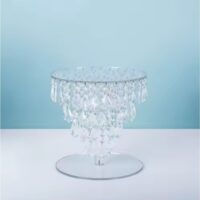 Acrylic Crystal Cake Stand 25×25 cm