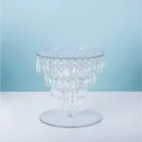 Acrylic Crystal Cake Stand 25×25 cm