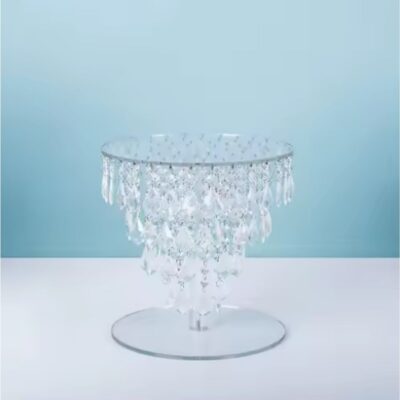 Acrylic Crystal Cake Stand 25×25 cm