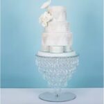 Acrylic Crystal Cake Stand 25×25 cm