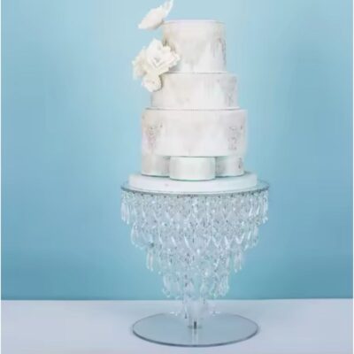 Acrylic Crystal Cake Stand 25×25 cm