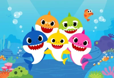 Baby shark cake topper 2