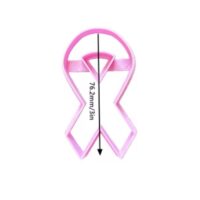 Breast Cancer Awareness Ribbon Cookie Fondant Cutter