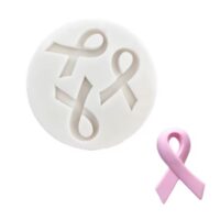 Breast Cancer Awareness Ribbon Silicone Mold