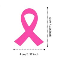 Breast Cancer Awareness Ribbon Stickers