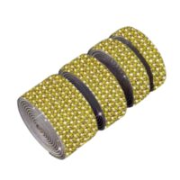 Crystal Rhinestone Ribbon Gold 4 Yards