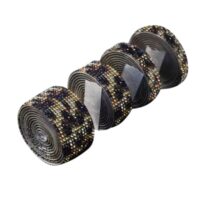 Crystal Rhinestone Ribbon Leopard 4 Yards
