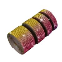 Crystal Rhinestone Ribbon Rainbow 4 Yards