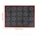 Double Sided Non Stick Perforated Baking Mat 40x30 cm (3)