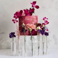 Floral wedding Cake Stand