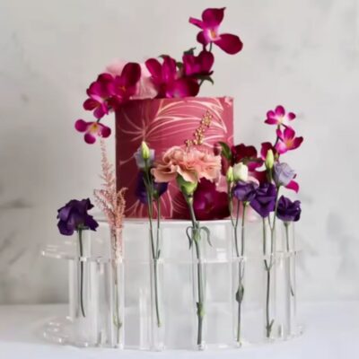 Floral wedding Cake Stand