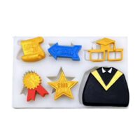 Graduation Themed Silicone Mold 2
