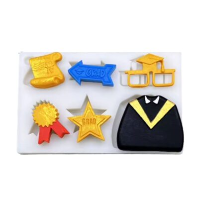 Graduation Themed Silicone Mold 2