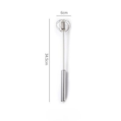 Manual Hand Push Whisk Mixer 25 cm