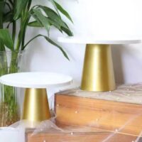 Metal Cake & Cupcake Display Stand 25x10 cm (2)