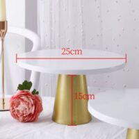 Metal Cake & Cupcake Display Stand 25x10 cm