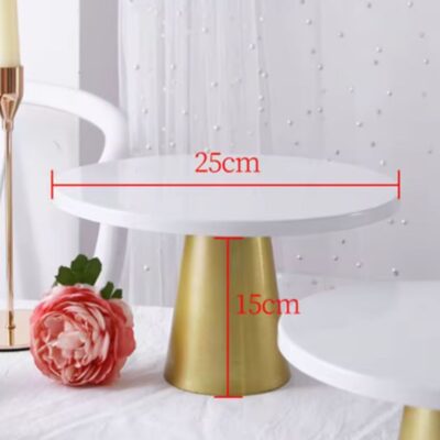 Metal Cake & Cupcake Display Stand 25x10 cm