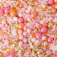 Mixed Color Heart Rods & balls Sprinkles 100g