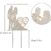 Mr & Mrs Wedding Cake Topper (2)