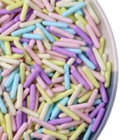 Pastel Color Rods Sprinkles 100g