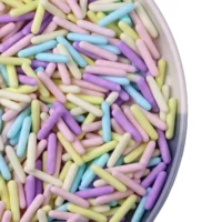 Pastel Color Rods Sprinkles 100g