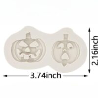 Pumpkin Halloween Silicone Mold 1