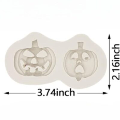 Pumpkin Halloween Silicone Mold 1