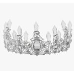 Queen Crystal Crown Cake topper