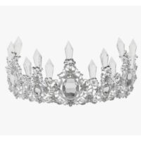 Queen Crystal Crown Cake topper
