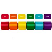 Satin Ribbon Roll 2.5cm5 yards Iridescent