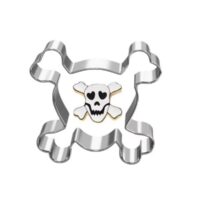 Skull Halloween Cookie Fondant Cutter