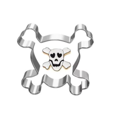 Skull Halloween Cookie Fondant Cutter