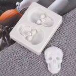Skull Halloween Silicone Mold 1