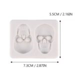 Skull Halloween Silicone Mold 1