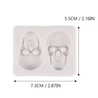 Skull Halloween Silicone Mold 1