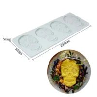 Skull Lace Pad Silicone Mold