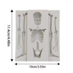 Skull Skeleton Halloween Silicone Mold