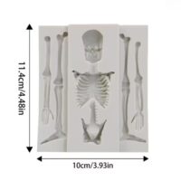Skull Skeleton Halloween Silicone Mold