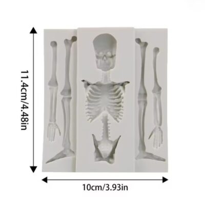 Skull Skeleton Halloween Silicone Mold