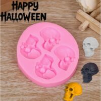 Small Skull Halloween Silicone Mold