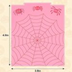 Spider Web Halloween Silicone Mold