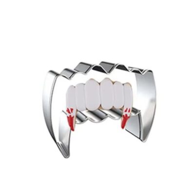 Vampire Teeth Halloween Cookie Fondant Cutter